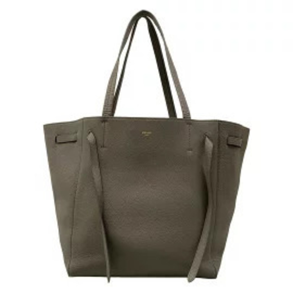 Celine Cabas Phantom Belt Tote Bag Gray